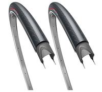 Fincci Road Bike Tyres 700 x 25c - Pair Foldable Bicycle Tyres 700c, 25-622, 60 TPI for Hybrid, Gravel, Road bike - Appropriate for Cycling and Training - Pack of 2 bicycle accessories