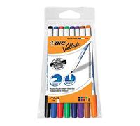 Finchley Bic Velleda 1721 Drywipe Marker Fine Assorted (Pack of 8) 1199005728 Pen Free