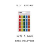 FINCHLEY Blick Coloured Labels in Bags 12x18mm 120 Per Bag Assorted (Pack of 1200) RS006251 PEN FREE