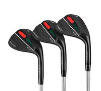FINCHLEY Forged Golf Wedge Set - 52° Gap, 56° Sand, 60° Lob Wedges - Right Hand, Black