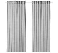 FINCHLEY HILJA Curtains, 1 pair, grey 145x250 cm