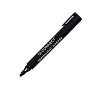 Finchley Q-Connect Permanent Marker Pen Chisel Tip Black (Pack of 10) KF26042+ free refill pen (3)