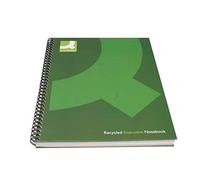 FINCHLEY Q-Connect Recycled Wirebound Notebook A5 Green (Pack of 6) KF03732