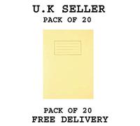 FINCHLEY Silvine Exercise Book Ruled 229x178mm Yellow (Pack of 20) EX103