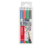 FINCHLEY Write 4 All 0.7mm Fine Highlighter Assorted PK4 + FREE PEN