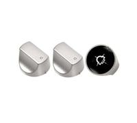 FIND A SPARE 2X Oven Cooker Control Knobs Compatible with Hotpoint Hot-Ari IX Models DH53X, DH53XS, DH93CX, DH93CXS - Replacement Hob Switch Dials, Durable & Easy to Install