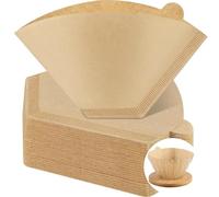 FIND A SPARE 80 Count #4 Cone Coffee Filters 8-12 Cup, Natural Coffee Filters 4 Cone Paper fits for Pour Over and Drip Coffee Maker, Unbleached, Chlorine Free Size 4