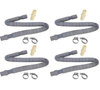 Find A Spare Drain Hose Extension Kit for Washing Machines Dishwashers 70-200 cm (Pack of 4)