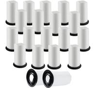 FIND A SPARE Quick Pods Hoover Bags Compatible with Henry Numatic Henry Quick Stick Vacuum Cleaner NQ100 Hen 100,Microfiber 5 Layer Filtration (Pack of 20)