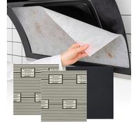 FIND A SPARE Set 2x Universal Grease and 1x Carbon Cooker Hood Filter Kit Cut To Size For Kitchen Extractor Fan Vent And All Cooker Hoods (2 Grease + 1 Odour Filter) 57cm x 47cm