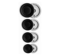 Find A Spare Universal Short Internal Boss Type Hob Gas Burner Crown & Flame Cap Kit Compatible with C615MWEU DD60G2CGW/UK C246FGEATWFR Oven Cooker Alternative to C00082831 482000027572