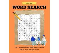 Find a Word Jumbo 4000 Words Search for Adults Large Print: 200 Big Letter Nostalgic Word Finder Puzzles | Dementia Activities for Seniors | Easy to See Giant Letters