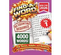 FIND-A-WORD- New for 2026! 4000 Words-NO SQUINTING REQUIRED! VOL 1: FIND-A-WORD Search- New for 2026! 4000 Words-NO SQUINTING REQUIRED! VOL 1. 8.5X11 FORMAT. (FIND-A-WORD 15 Volume Series)
