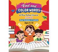 Find and Color Words: Word Search Puzzle Book for Kids 6-10: Discover Hidden Words by Coloring Letters! Fun and Creative Learning with Nouns | Boost ... Screen-Free Fun! (Word Adventures for Kids)