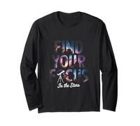 Find Focus in The Stars Astronomy Astrophotography Long Sleeve T-Shirt