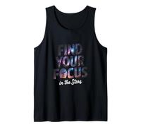 Find Focus in The Stars Astronomy Astrophotography Tank Top
