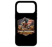 Find Freedom On Two Wheels American Dirt Bike MX Rider USA Case for iPhone 17 Pro Max