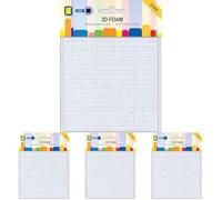 Find It Trading JEJE 3D Foam Dots - 2mm, Black (Pack of 4)