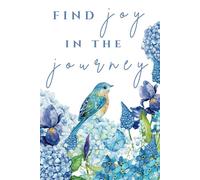Find Joy in the Journey: Blank, Lined 100-Page Notebook with Blooms to Color on Every Page. Ideal for Journaling, Goal Setting, Reflections, or To-Do Lists. Great gift!