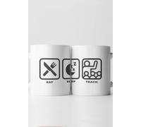 Find Me A Gift Eat, Sleep, Teach Mug (1 Mug) Multi One Size