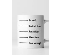 Find Me A Gift Funny Fill Line Mugs (1 Mug Good Morning) Find Me A Gift Multicolor