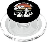 Find Me At The Disc Golf Course Retro PopSockets PopGrip for MagSafe