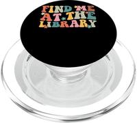 Find Me At The Library Book Lover PopSockets PopGrip for MagSafe