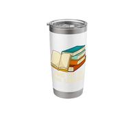 Find Me at the Library Bookworm Reading Book Lover Stainless Steel Insulated Tumbler