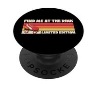 Find Me At The Rink Limited Edition Retro Roller Skating PopSockets Adhesive PopGrip