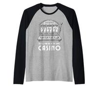 Find Me At The Ships Casino Slots, Epic Win 777 Slot Machine Raglan Baseball Tee