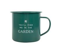 Find Me in the Garden Enamel Mug Simplhome Multi One Size