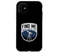 Find Me Under A Bortle 2 Sky Astronomy Telescope Case for iPhone 11