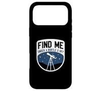 Find Me Under A Bortle 2 Sky Astronomy Telescope Case for iPhone 17 Pro Max