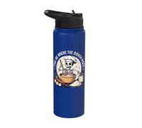 Find Me Where The Dough Rises Stainless Steel Insulated Water Bottle