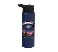 Find Me Where the Stars are Celestial Stargazer Stainless Steel Insulated Water Bottle
