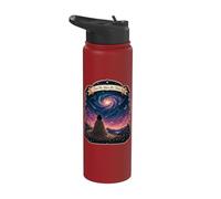 Find Me Where the Stars are Celestial Stargazer Stainless Steel Insulated Water Bottle