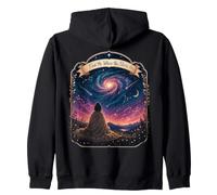 Find Me Where the Stars Are Celestial Stargazer Zip Hoodie