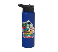 Find Me Where The Waves Forget to Stop Expresses the Feeling Stainless Steel Insulated Water Bottle