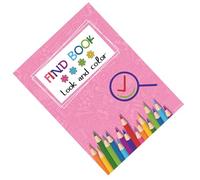 Find Object Coloring Book - S nd Paint Hidden Picture Puzzle, Observation Skill Development for Adults Teenagers, Relaxing Activity for Home Travel