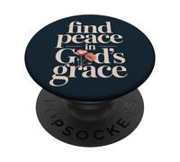 Find Peace in God's Grace PopSockets Adhesive PopGrip