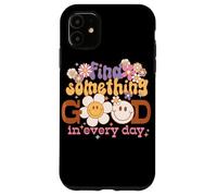 Find Something Good Every Day Retro Graphic Case for iPhone 11