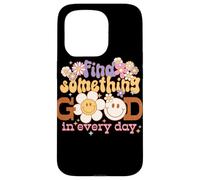 Find Something Good Every Day Retro Graphic Case for iPhone 15 Pro
