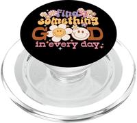 Find Something Good Every Day Retro Graphic PopSockets PopGrip for MagSafe
