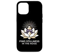 Find Stillness In The Noise Hatha Yoga Practitioner Case for iPhone 12/12 Pro