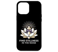 Find Stillness In The Noise Hatha Yoga Practitioner Case for iPhone 12 Pro Max