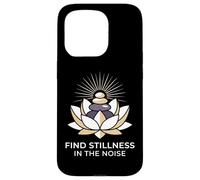Find Stillness In The Noise Hatha Yoga Practitioner Case for iPhone 15 Pro