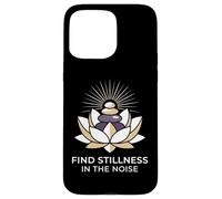 Find Stillness In The Noise Hatha Yoga Practitioner Case for iPhone 15 Pro Max