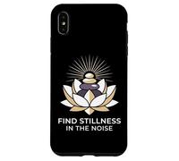 Find Stillness In The Noise Hatha Yoga Practitioner Case for iPhone XS Max