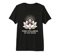 Find Stillness in The Noise Hatha Yoga Practitioner Premium T-Shirt
