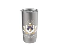 Find Stillness in The Noise Hatha Yoga Practitioner Stainless Steel Insulated Tumbler